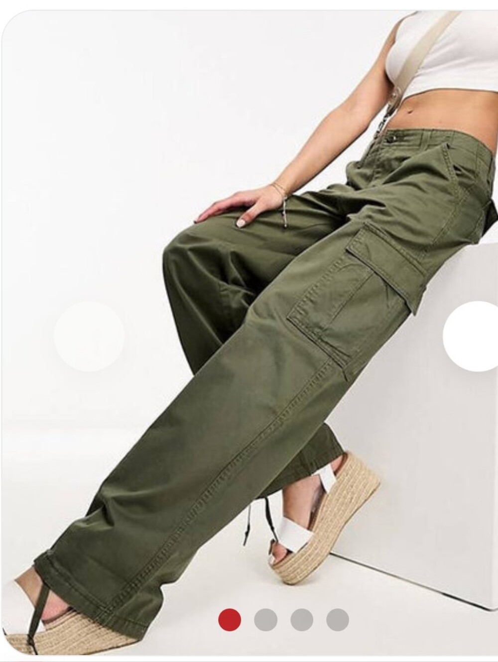 Levi's NEW Women's Size 31: 94 Baggy Cargo 100% Cotton Pants